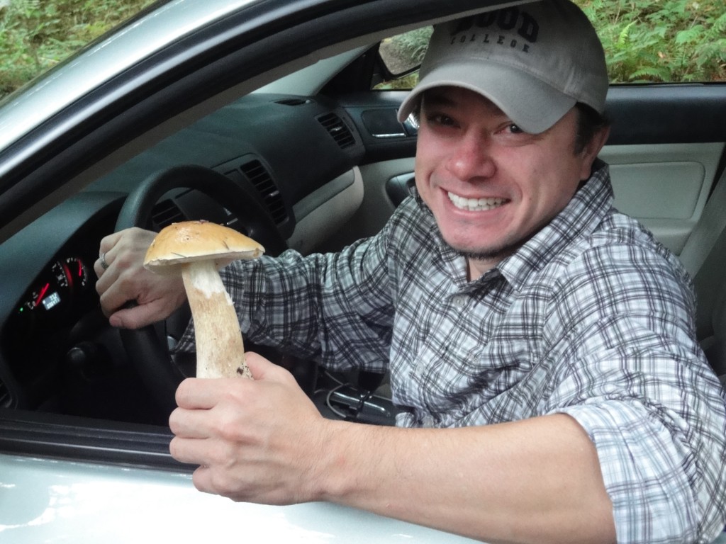 Ed and his mushroom!
