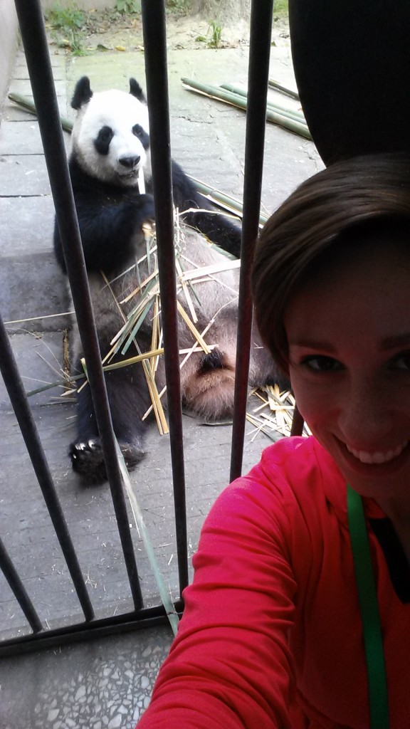 Me with REAL pandas!!